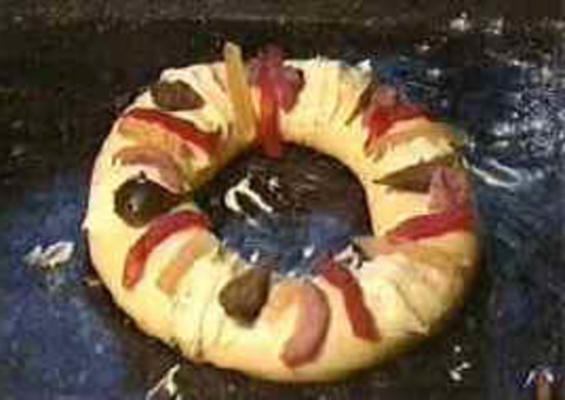 rosca de reyes - koningscake