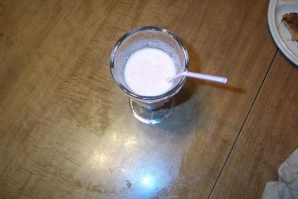 aardbeiencrème smoothie