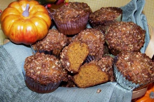 praliné pompoen muffins