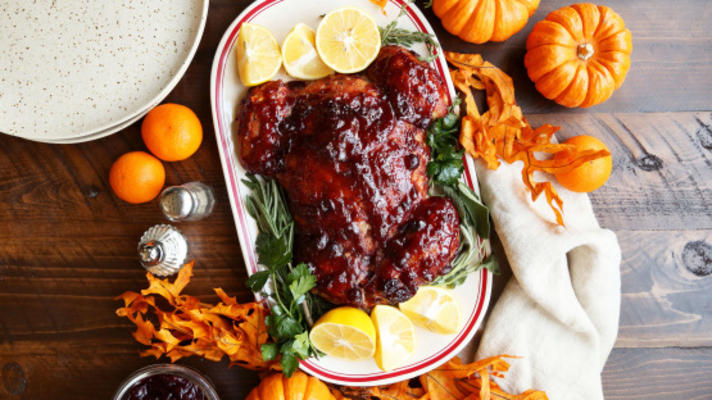 Thanksgiving kalkoen gehaktbrood
