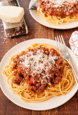 langzaam gekookte bolognese saus