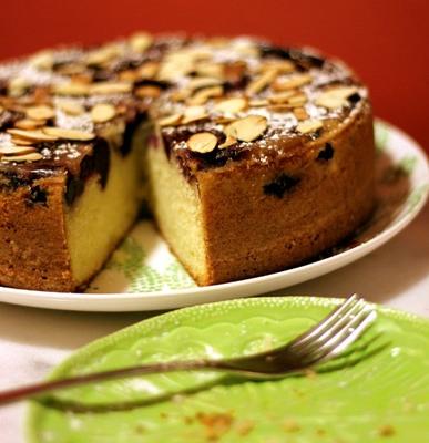 Almond Buttermilk Cake With Cherries