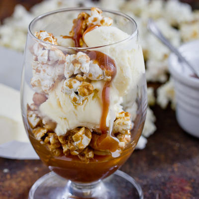 IJsachtig popcornijs