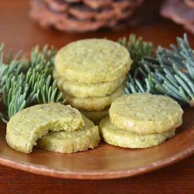 Evergreen Shortbread Cookies