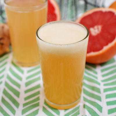grapefruit honing gember soda siroop
