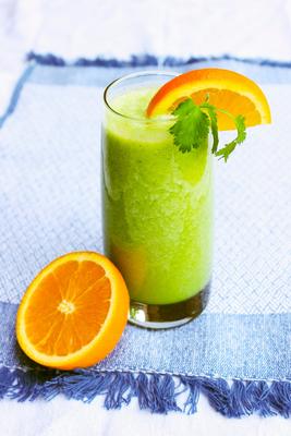 tropische koriander smoothie