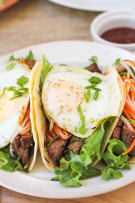 bibimbap taco's