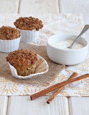 appel courgette muffins