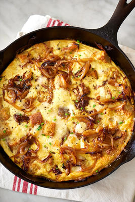 Franse ui frittata