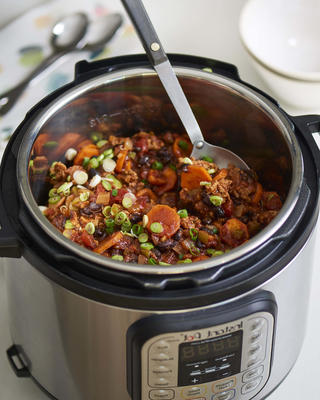 instant pot kalkoen chili