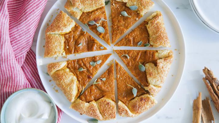 pompoen spice galette