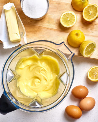 eenvoudige blender lemon curd