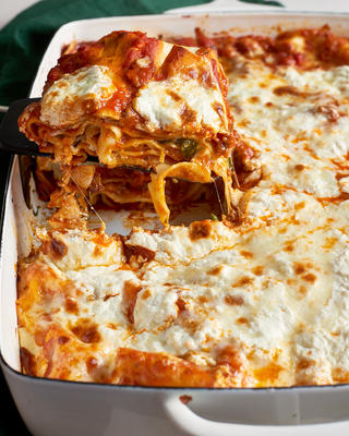 Lazy lasagna met 5 ingrediënten